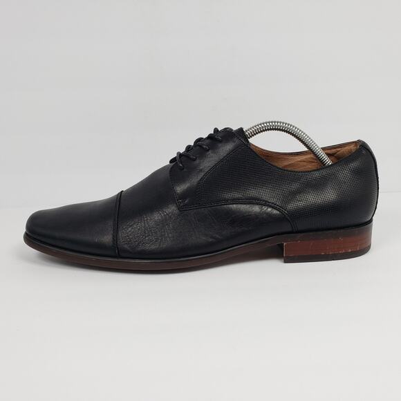 Florsheim Postino Cap Mens Size 11 D Black Leather Oxford Dress Shoes 15149-001 main image 8